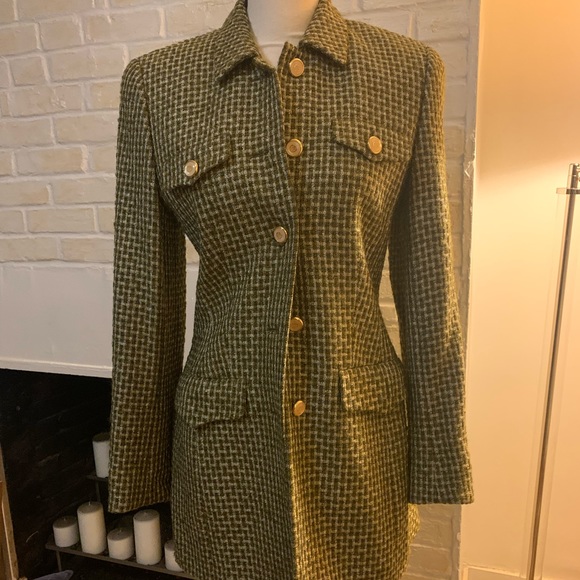 WOW 💚 Escada Green Blazer 34 - Picture 8 of 9